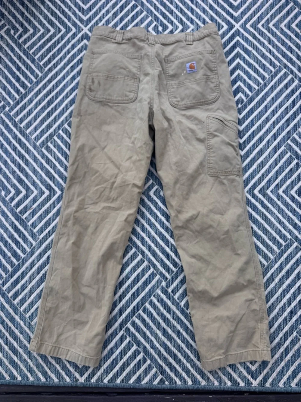 Carhartt Men's Khaki Straight-Leg Chinos